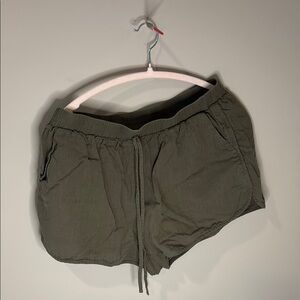 Olive Green Women's Shorts